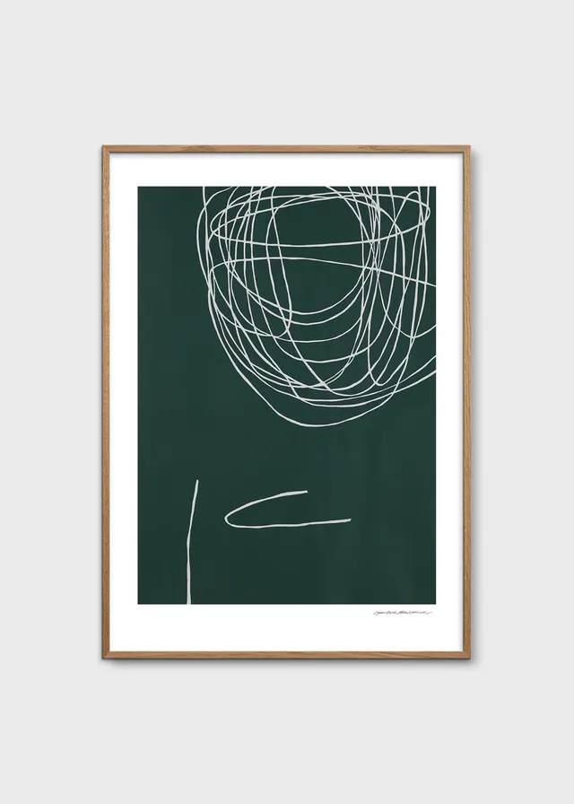 The Poster Club Art Prints Rising Poster 50x70 cm grün
