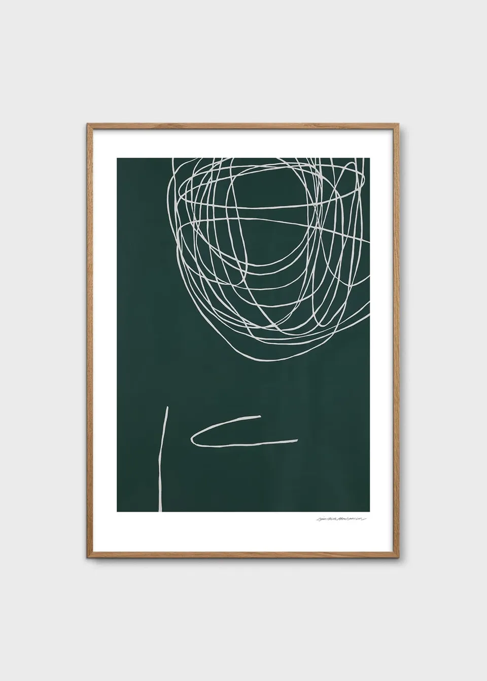 The Poster Club Art Prints Rising Poster 50x70 cm grün