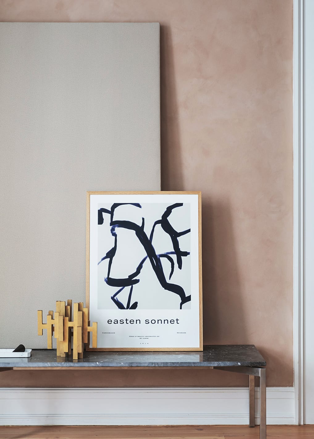 The Poster Club Easten Sonnet Poster 50x70 beige