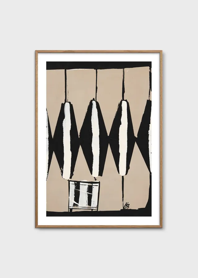 The Poster Club Art Prints My Flowers Poster 30x40 cm beige