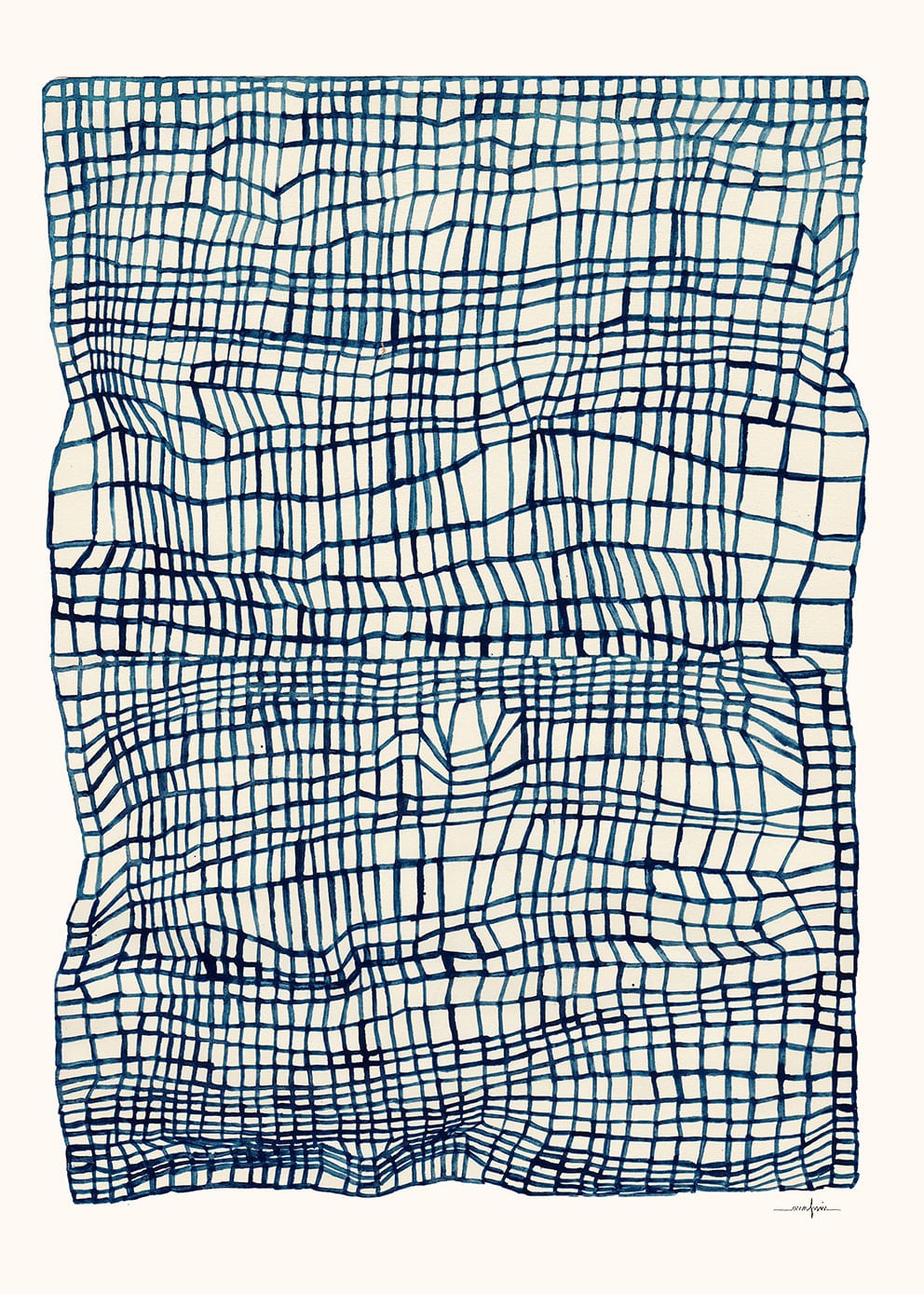 The Poster Club Sketchbook Poster 30x40 cm beige