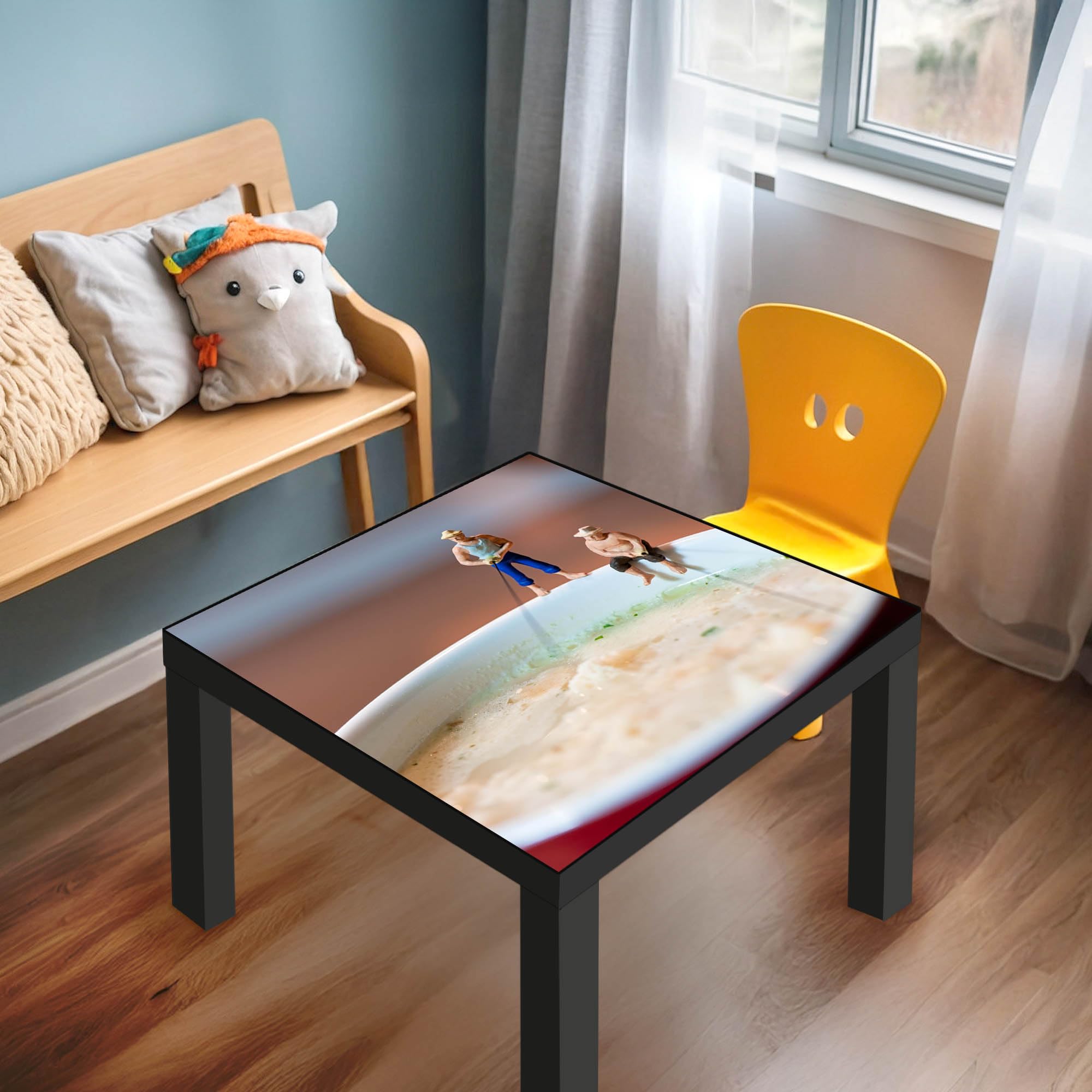 Banjado Möbelfolie Männersache Tischfolie 55x55 selbstklebend