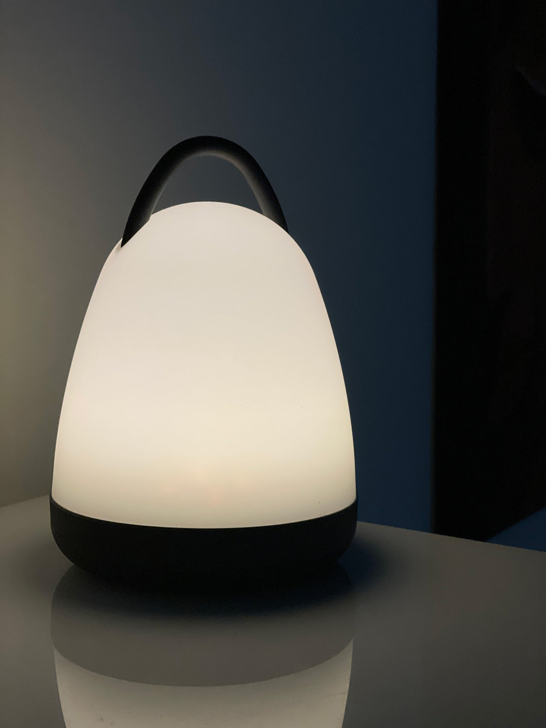 LS-LebenStil Camping-Leuchte LED 18x13cm schwarz weiß kabellos
