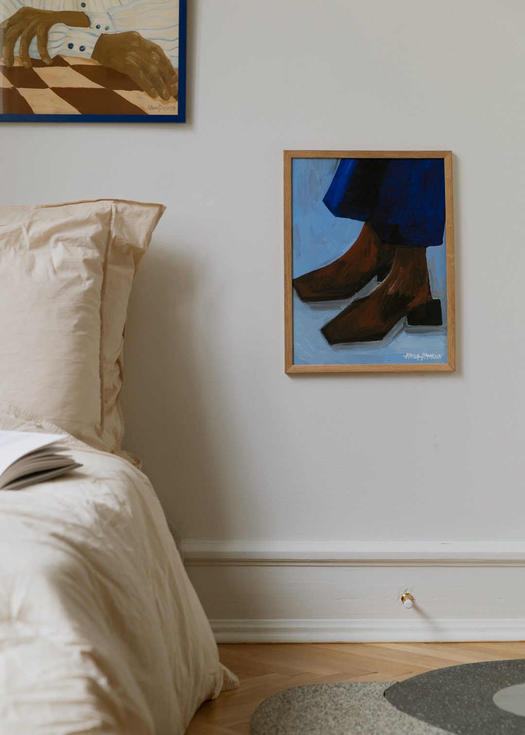 The Poster Club Art Prints Boots and Blues Poster 30x40 blau