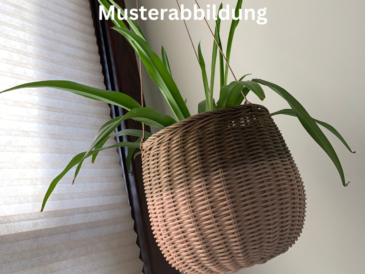 LS-LebenStil Loft Flaschenzug Rund 56cm Holz Kordel