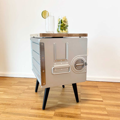Aircraft Airline Container Side Table Schwarz Flugzeugteile