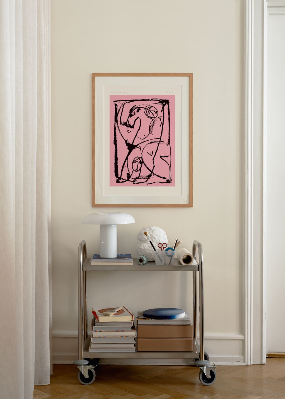 The Poster Club Personal Space Kunstdruck 30x40 cm rosa