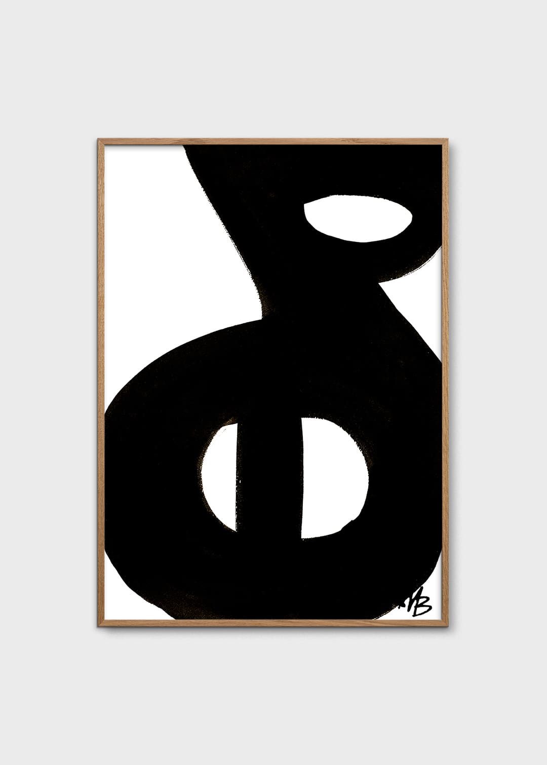 The Poster Club Art Prints No 01 Kunstdruck 30x40 cm schwarz