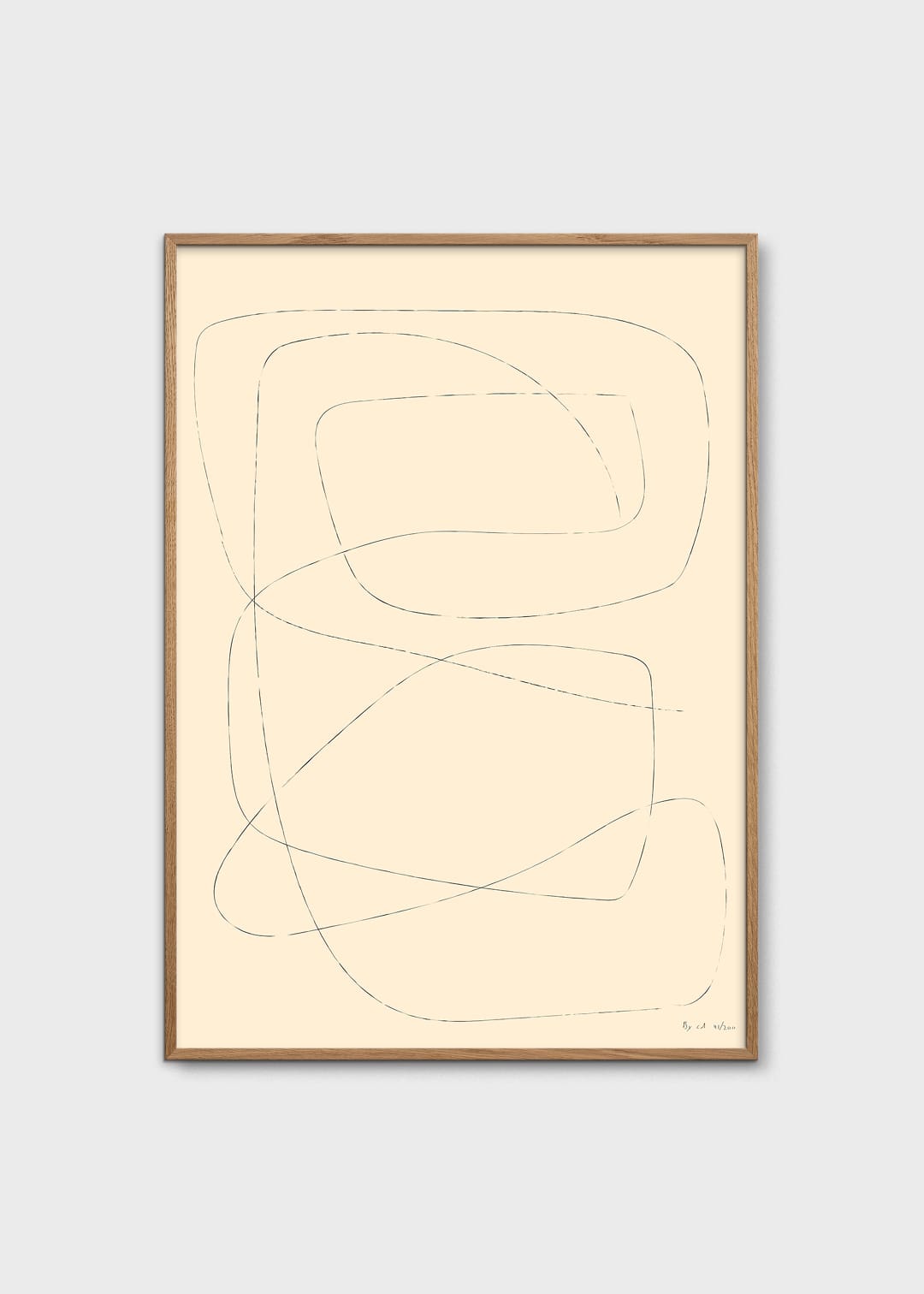 The Poster Club Art Prints Mid 08 Poster 30x40 cm Beige