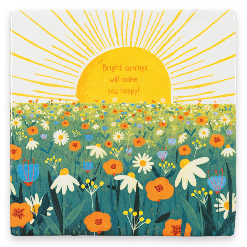 StoryTiles Delft Blue Sun will shine Fliese S 10x10 cm mit Text