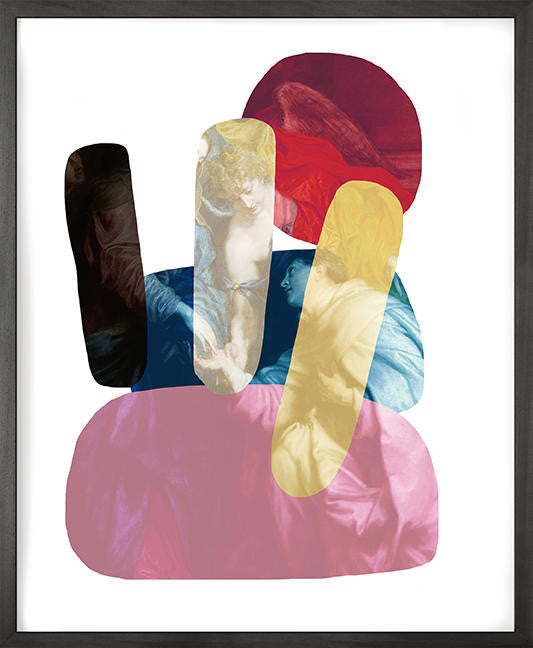 Mineheart Shape Colour Angel Wandbild 66x81 cm Rahmen