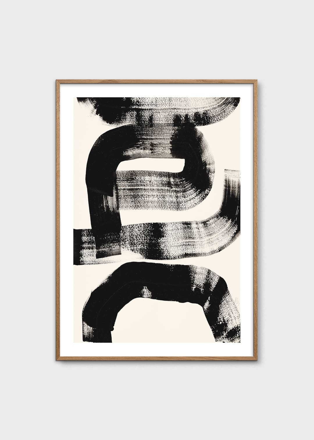 The Poster Club Art Prints My Strokes Poster 30x40 cm schwarz