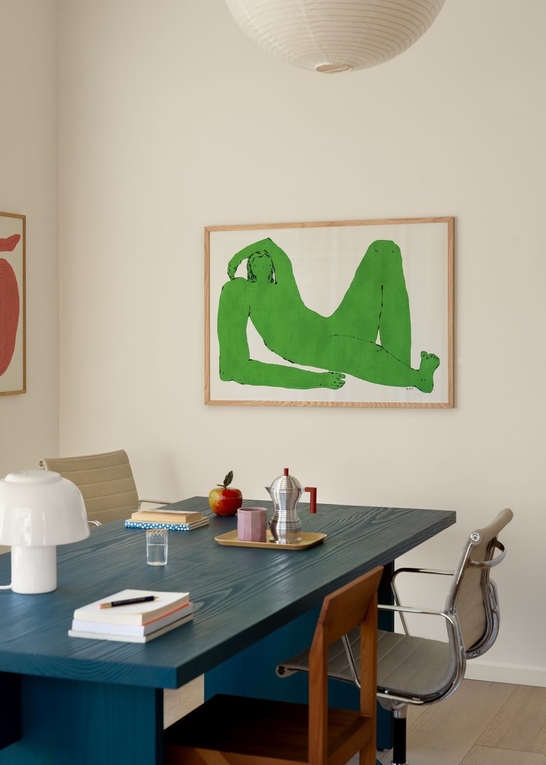 The Poster Club Art Prints Lounger Poster 30x40 cm grün