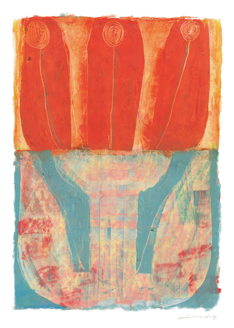 The Poster Club Radical Romantic Poster 30x40 cm blau-petrol