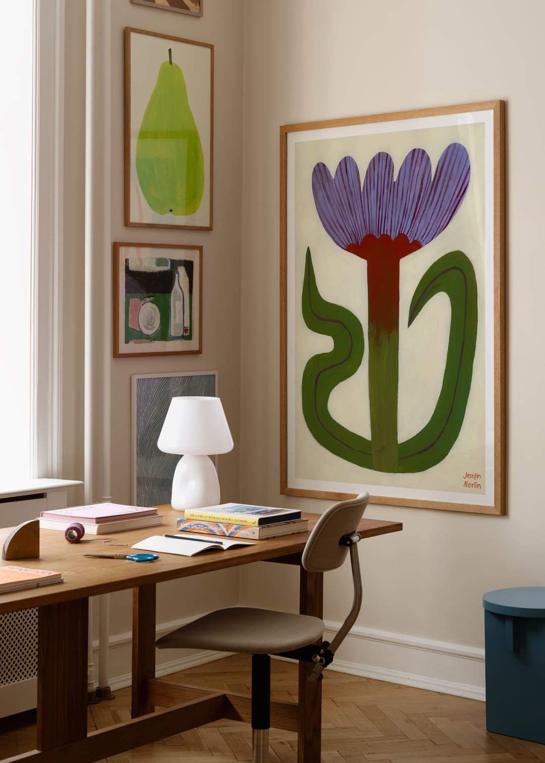 The Poster Club Jazzy Flower Poster 30x40 cm botanisch