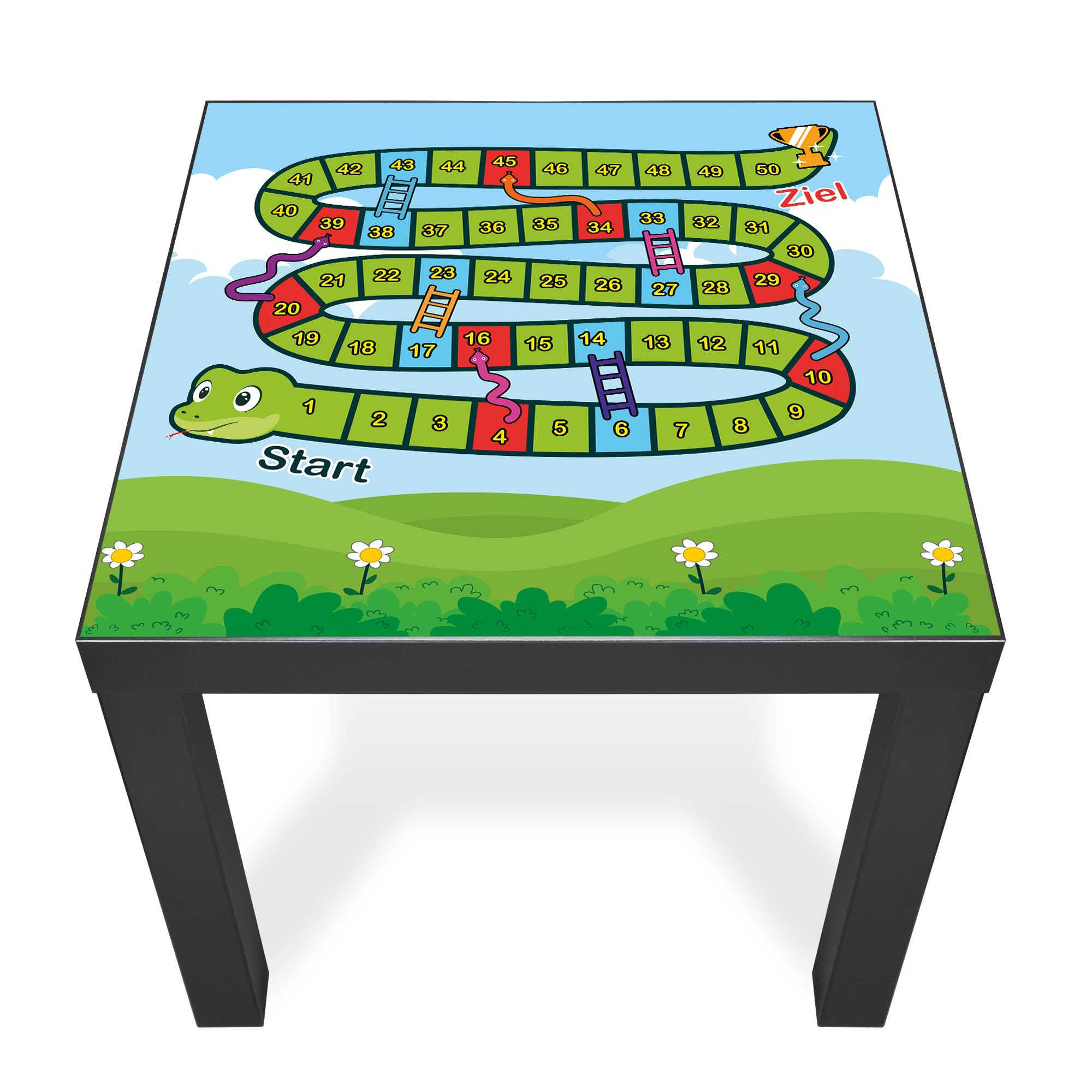 Banjado Möbelfolie Spielbrett 3 Tischfolie 55x55 cm