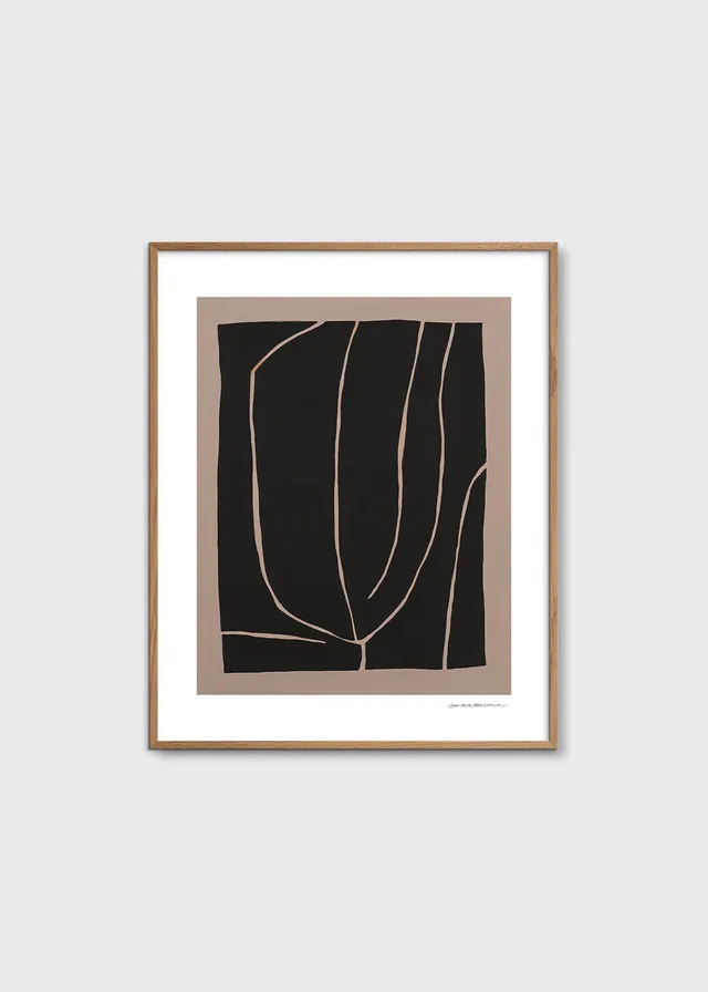 The Poster Club Source Kunstdruck 40x50 cm Braun