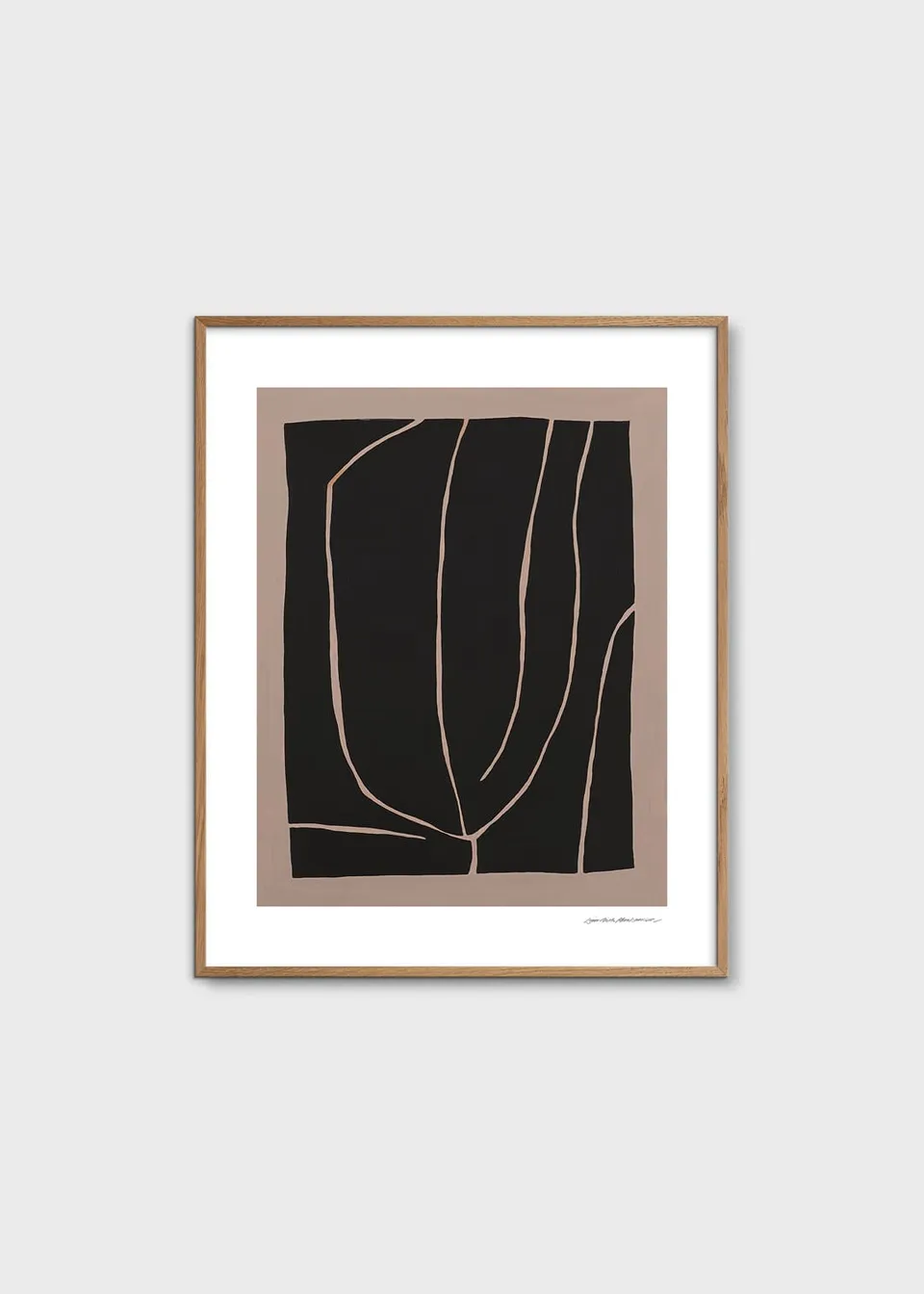 The Poster Club Source Kunstdruck 40x50 cm Braun