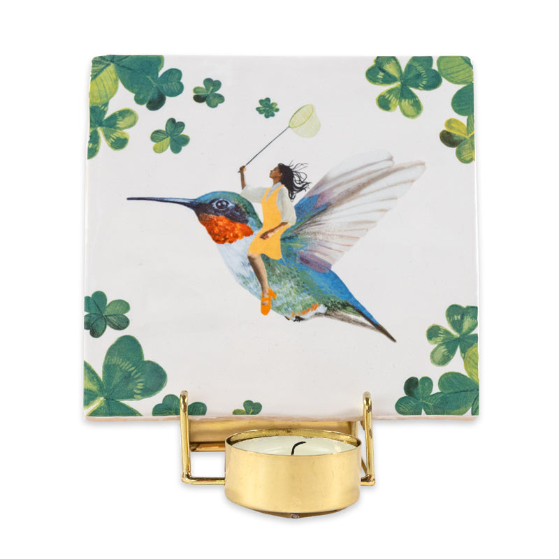 Storytiles Tile Holders Golden Tile & Candle Holder Gold