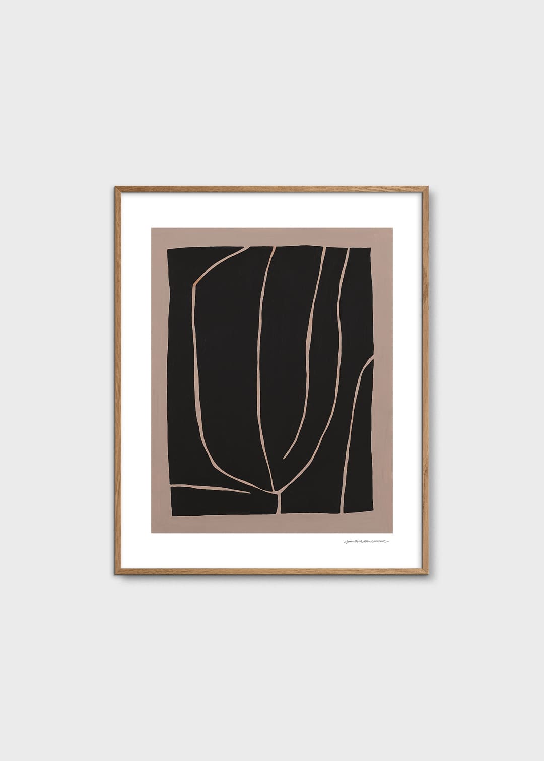 The Poster Club Source Kunstdruck 40x50 cm Braun