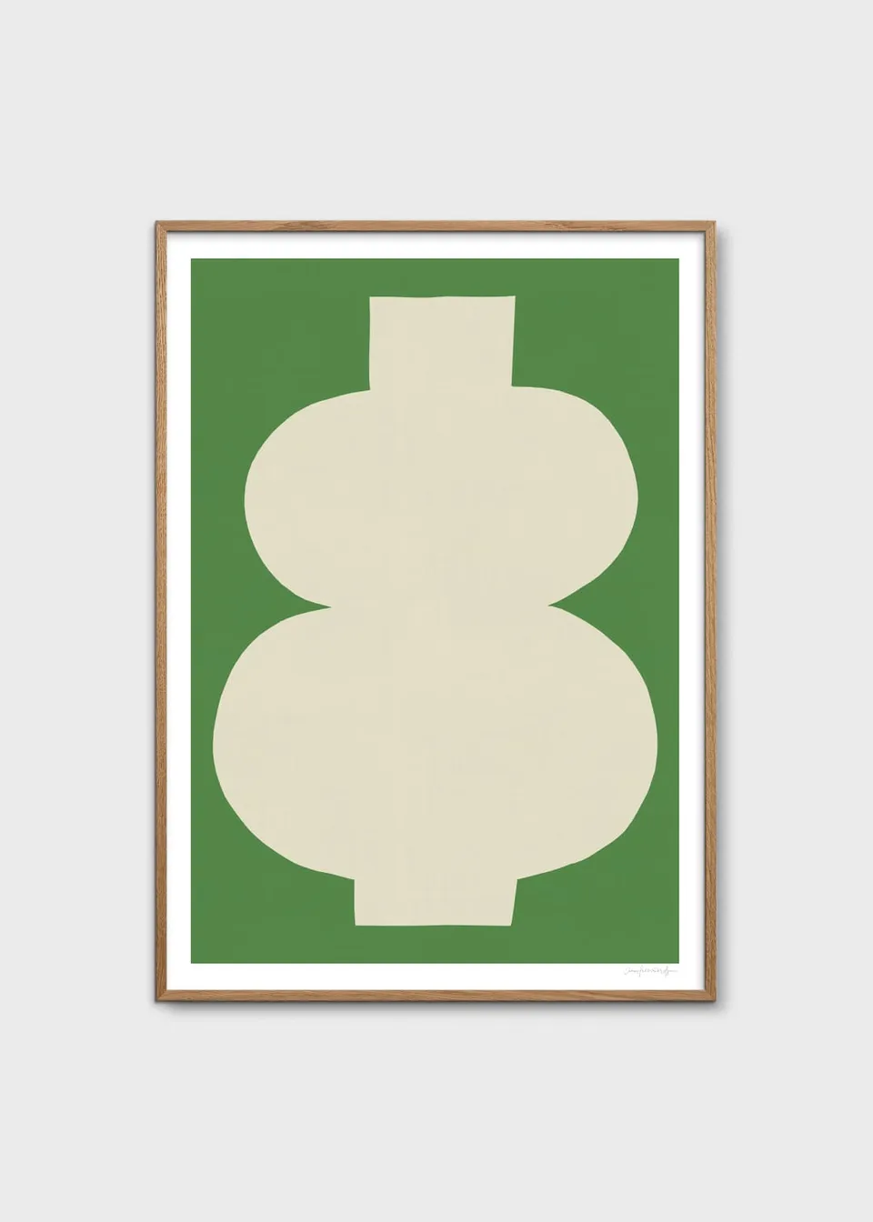 The Poster Club Art Prints Verde Poster 30x40 grün-beige