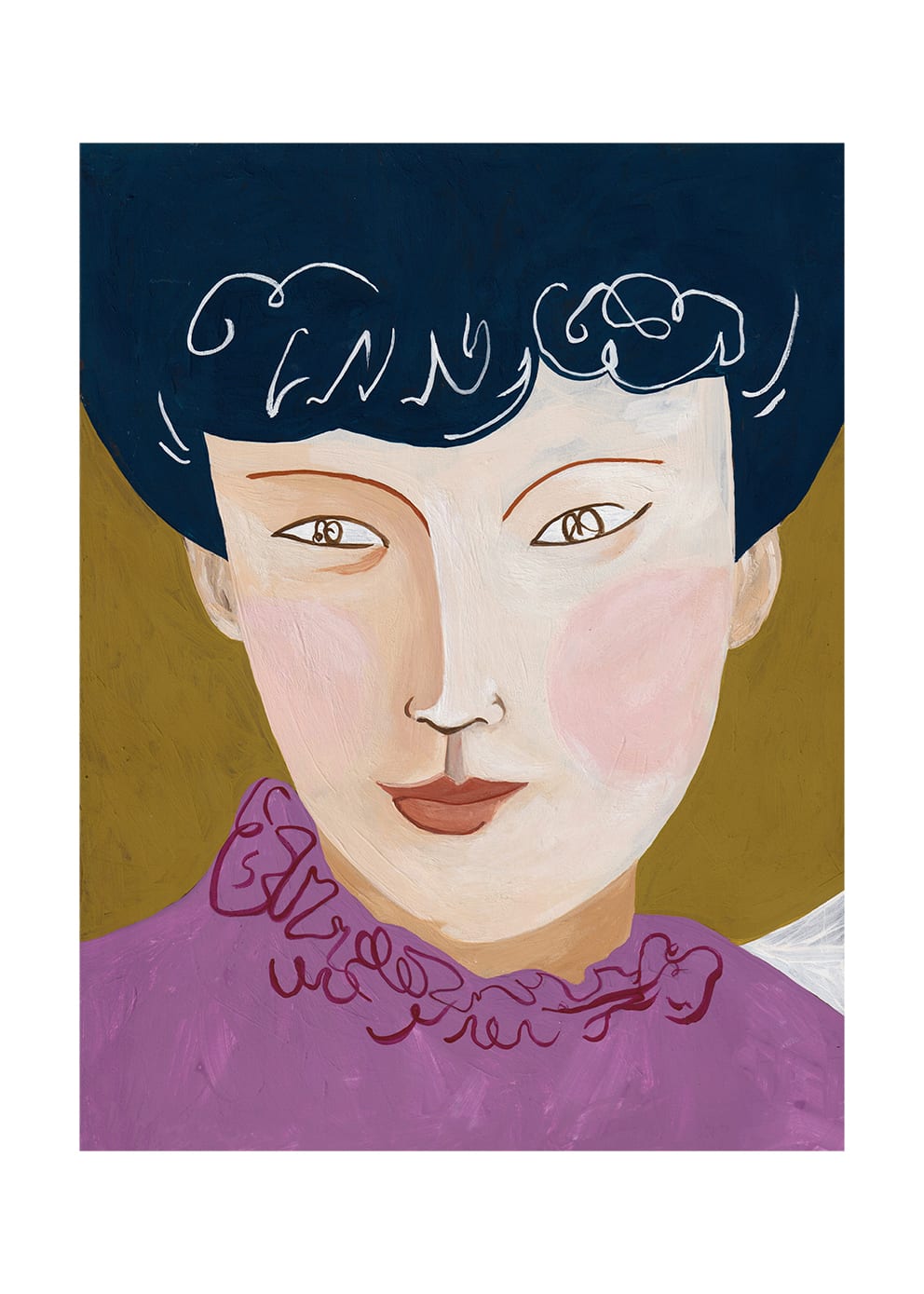 The Poster Club Art Prints Taiwanese Lady Poster 30x40 cm Rosa