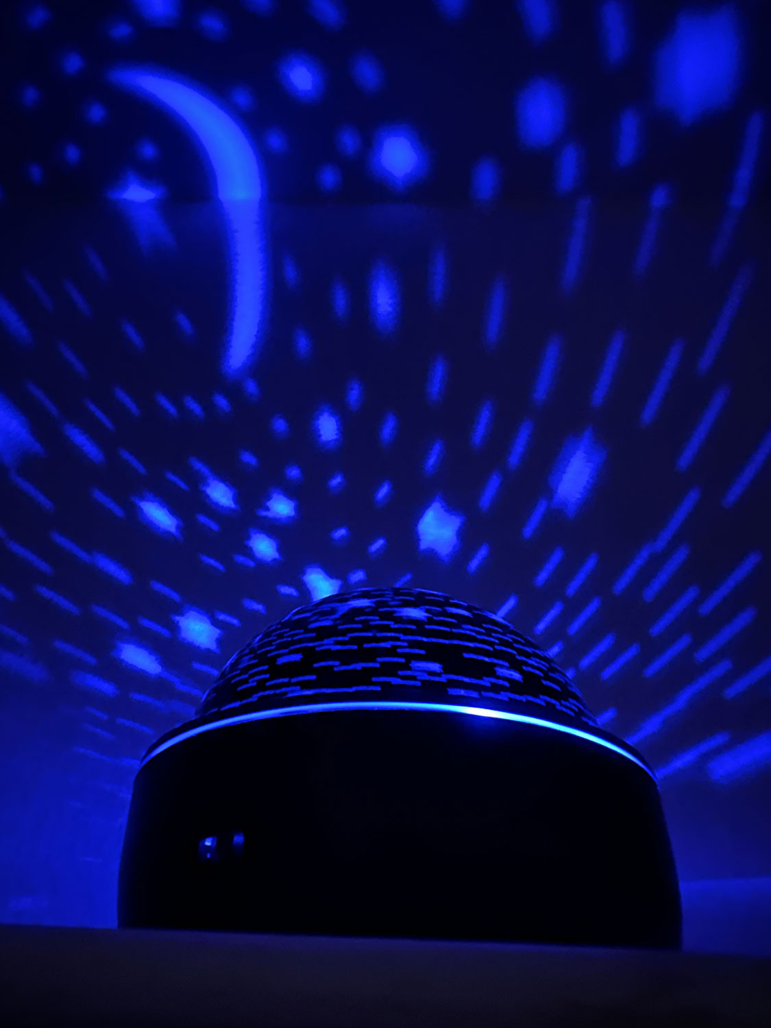 LS-LebenStil Sternenhimmel LED Laser Projektor Schwarz Timer