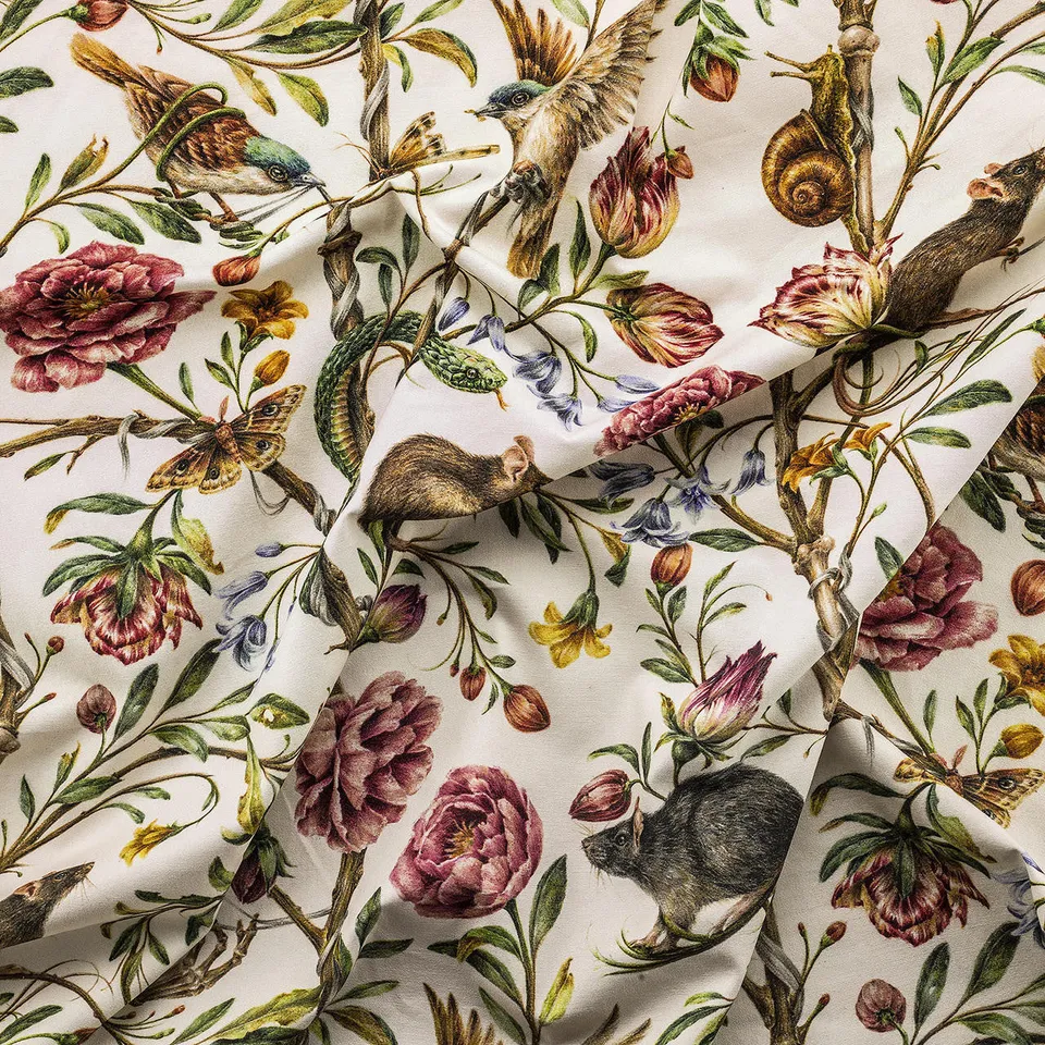 Mineheart Fabrics Back to Nature Stoff Bunt Meterware