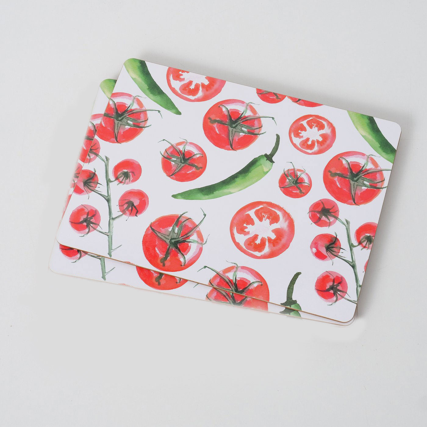 LS-LebenStil Küche & Haushalt Italia Tomato Tischset 40x30cm 2er Rot