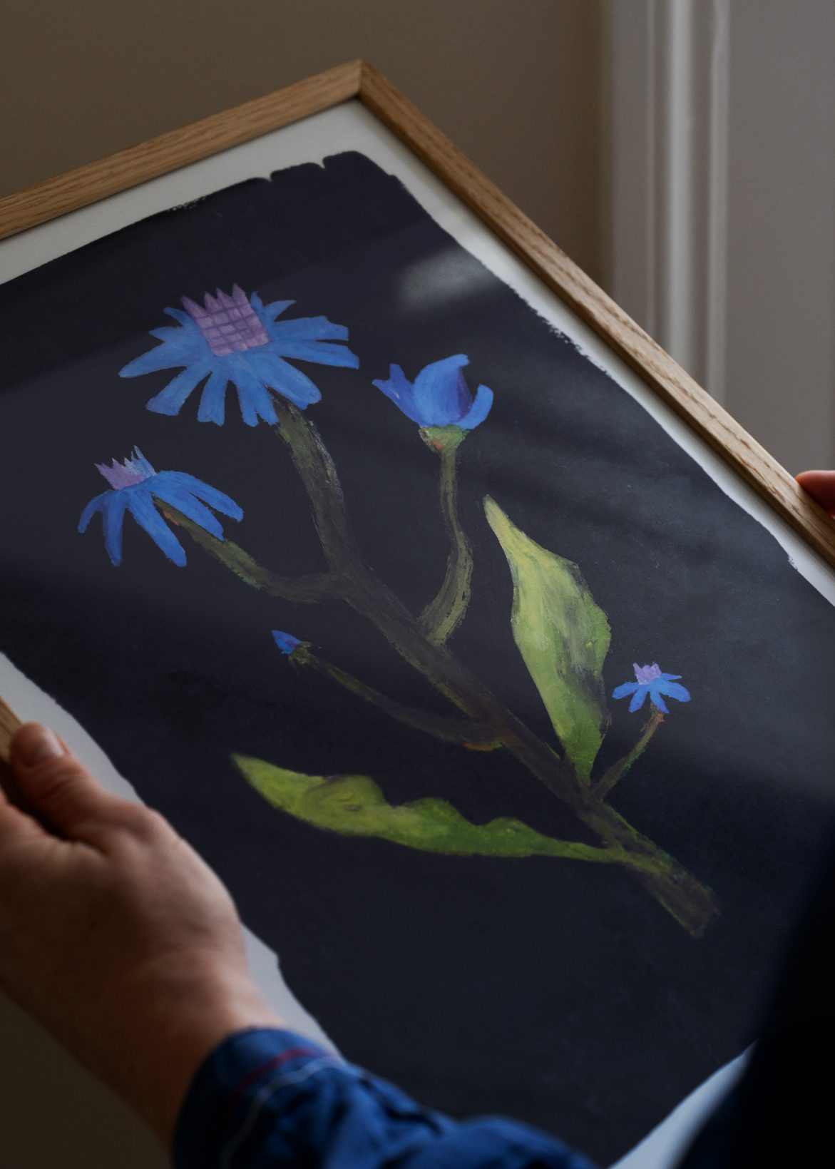 The Poster Club Art Prints Night Flower Kunstdruck A4