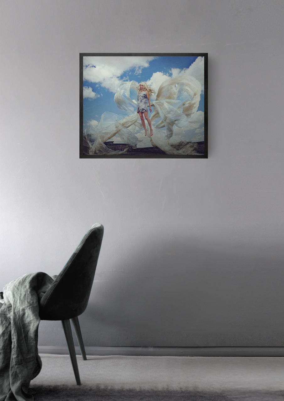 Mineheart Space does not exist Wandbild 30x41cm See