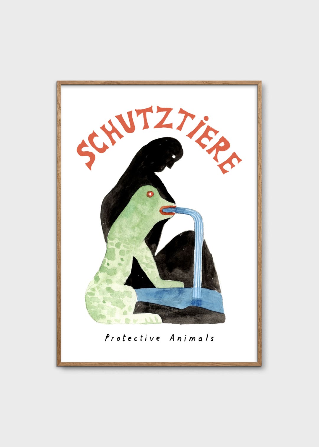 The Poster Club Art Prints Protective Animals Poster 30x40