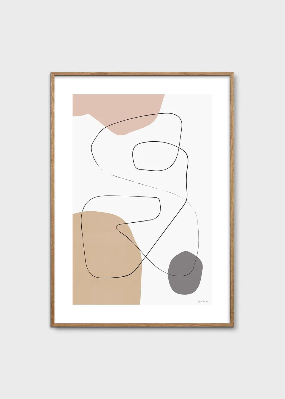 The Poster Club Art Prints NG 02 Poster 30x40 cm beige