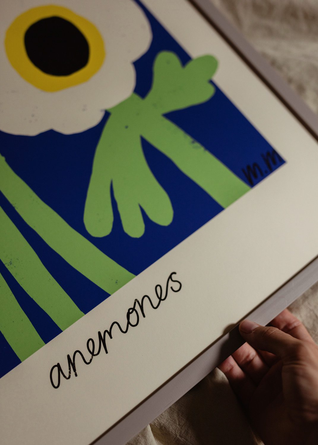 The Poster Club Art Prints Yellow Anemones Poster A4 gelb