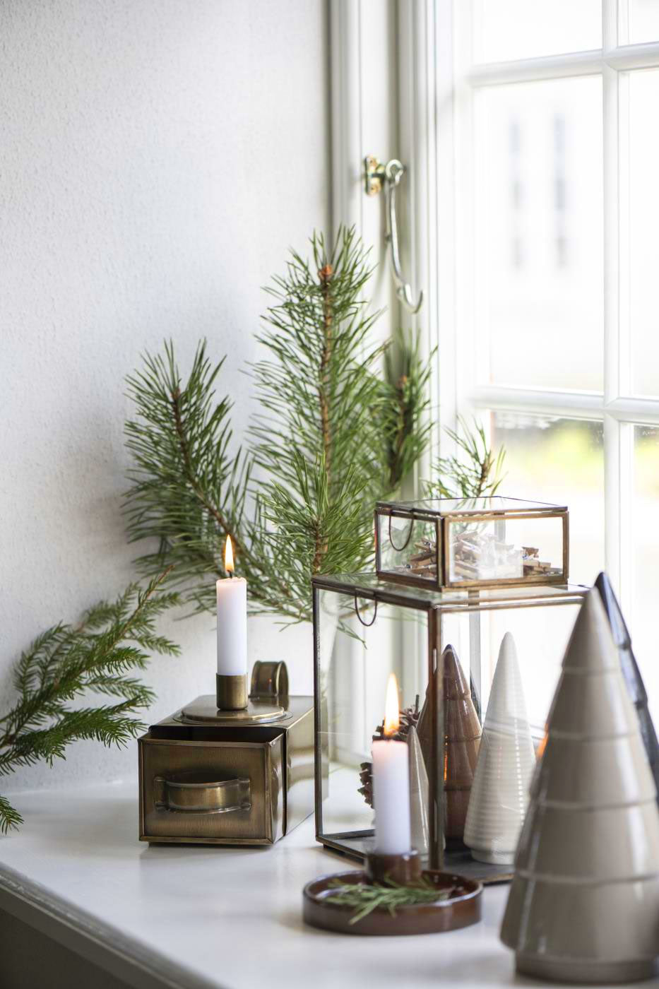 LS-LebenStil Möbel & Wohnen Kammerleuchter Gold Stabkerzenhalter 20cm