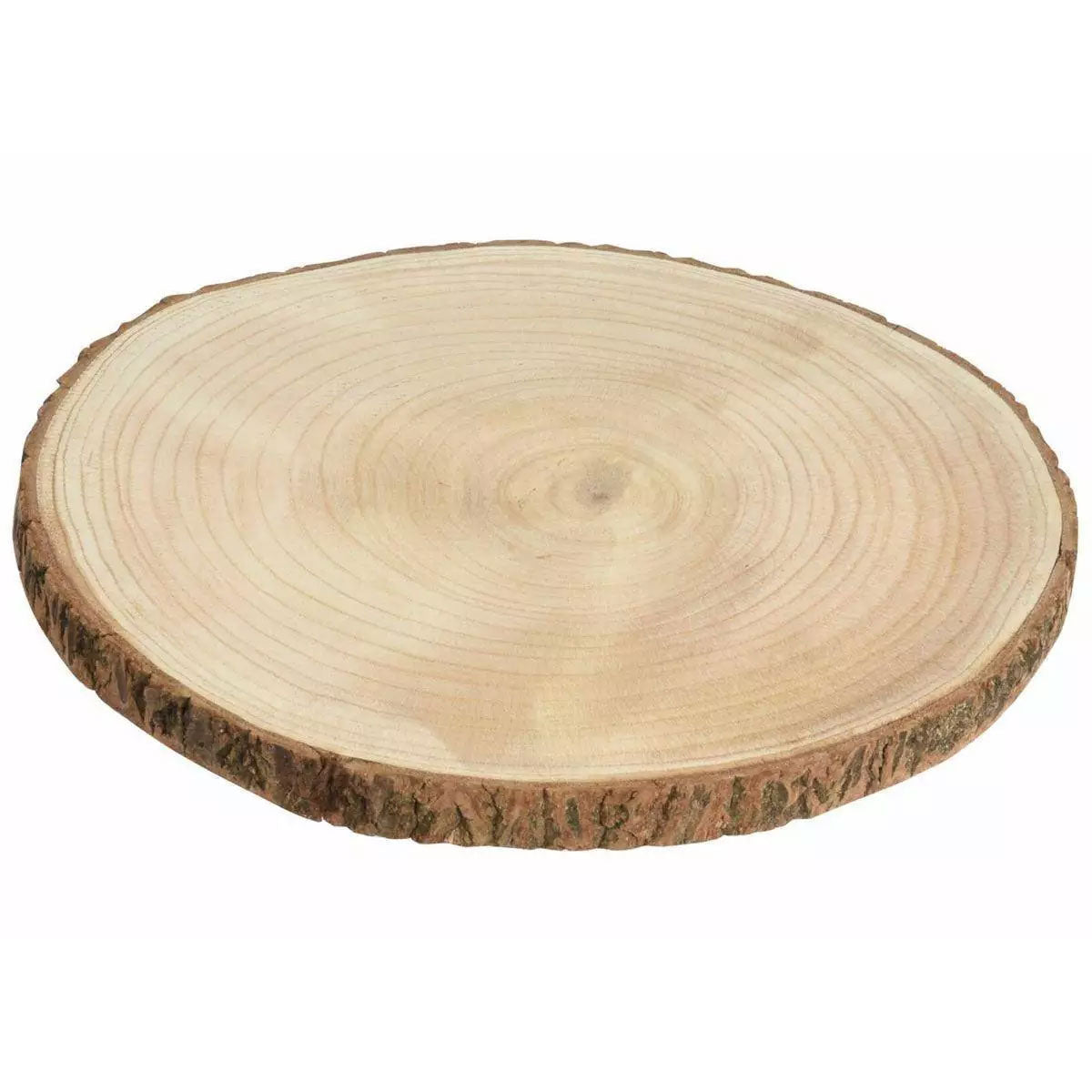 LS-LebenStil Küche & Haushalt Rindenbrett Baumscheibe Ø30cm Holz