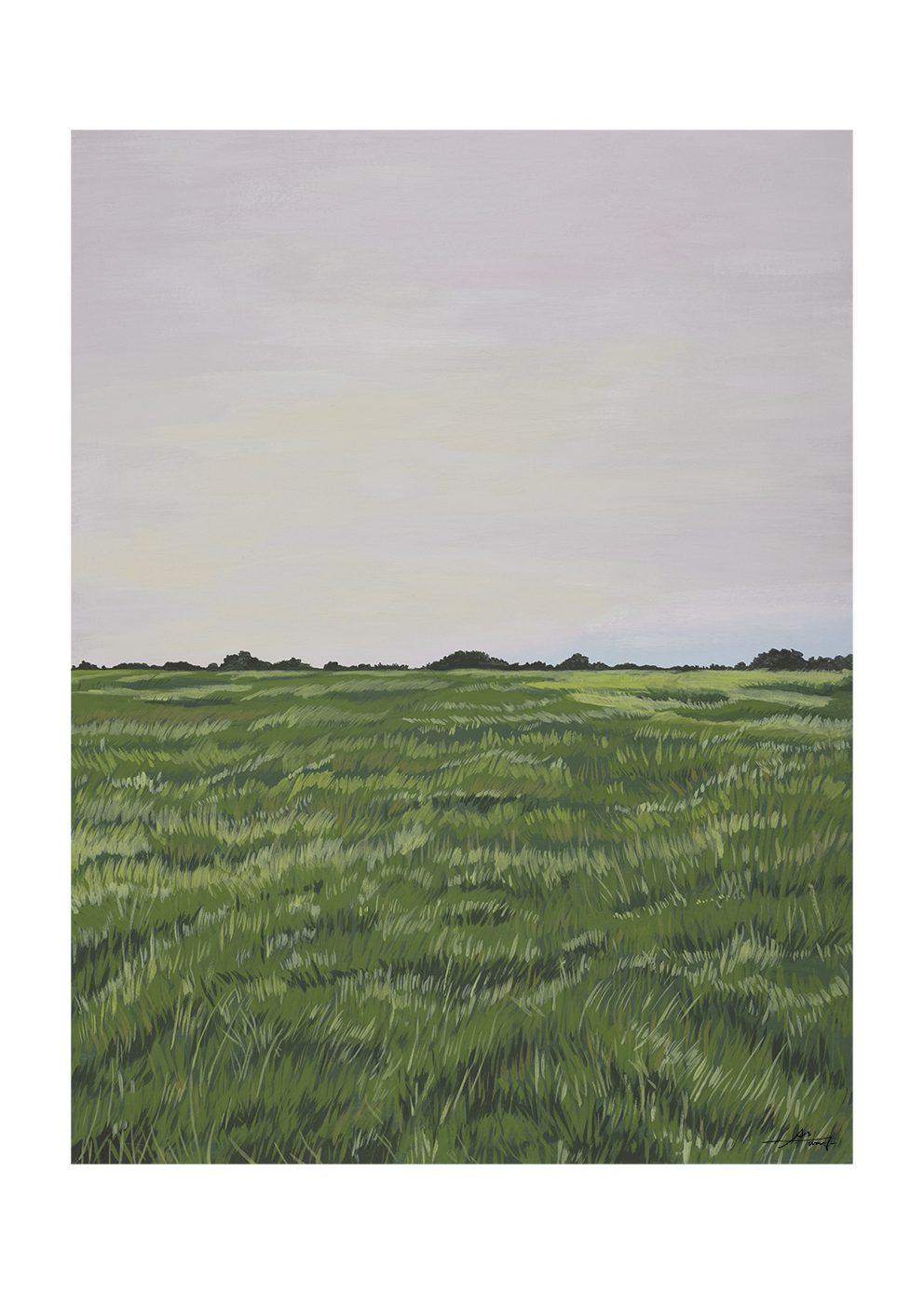 The Poster Club Art Prints Lilac Vetiver Poster 30x40 grün
