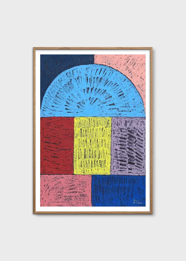 The Poster Club Costa Brava Portal Kunstdruck 30x40 cm Bunt