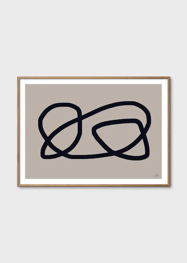 The Poster Club Art Prints Organic Lines 01 Poster 30x40
