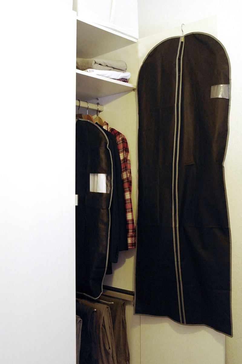 LS-LebenStil Kleidersack XL 150x60cm Schwarz 2er Set