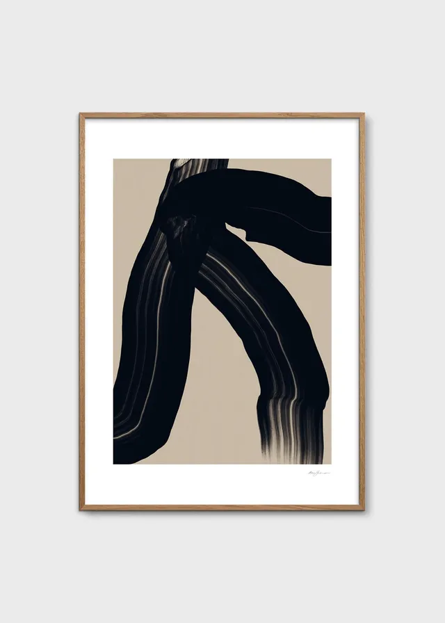 The Poster Club The Walk Poster A4 beige schwarz Johansson