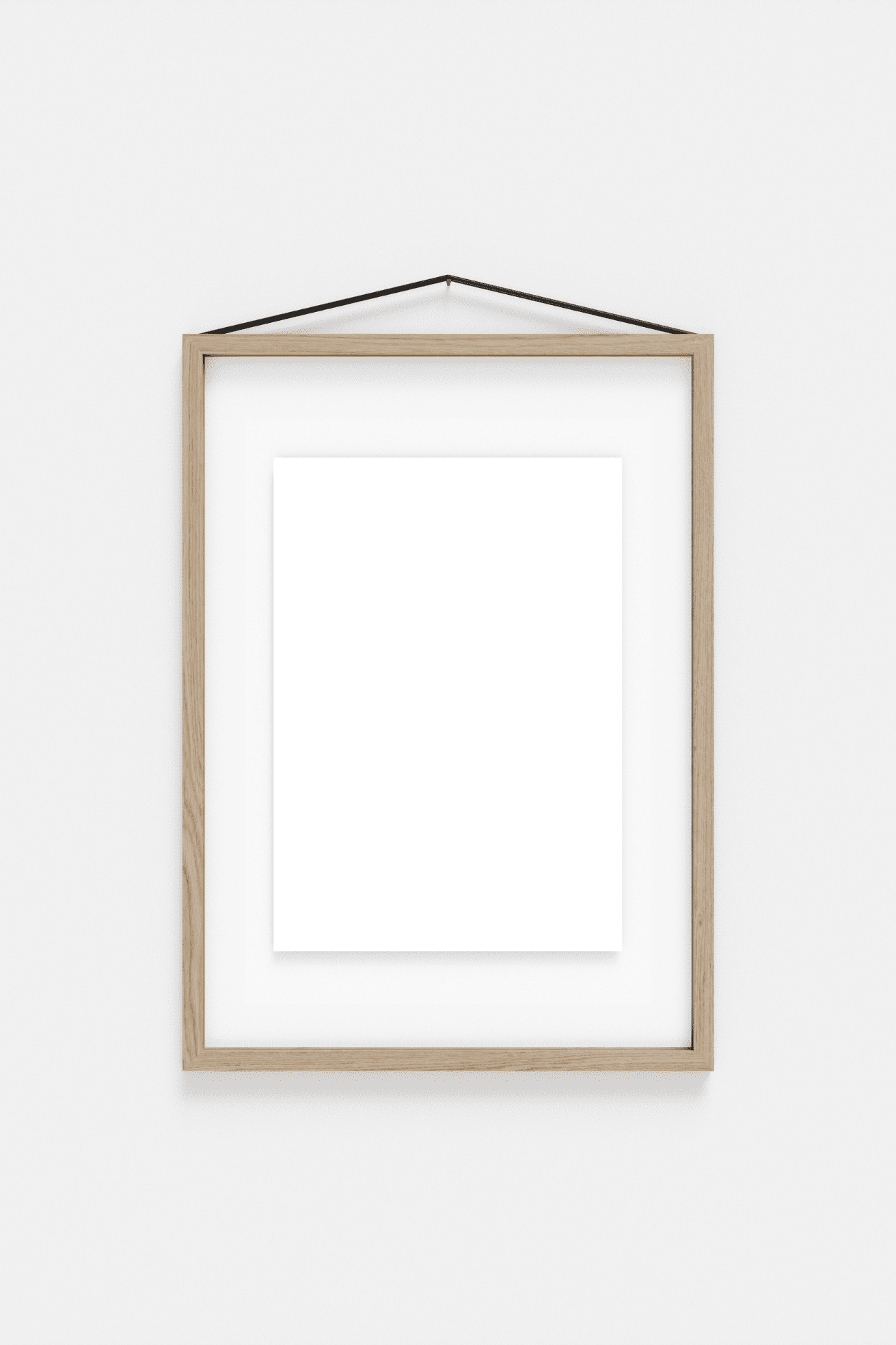 The Poster Club Moebe Frame Oak Bilderrahmen A4 Eiche
