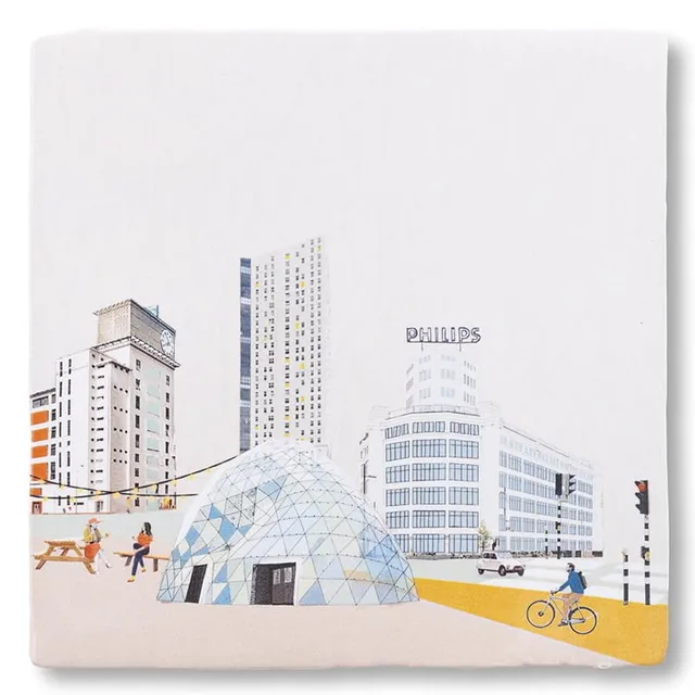 Storytiles Delft Blue Eindhoven verlicht je Fliese S 10x10 cm