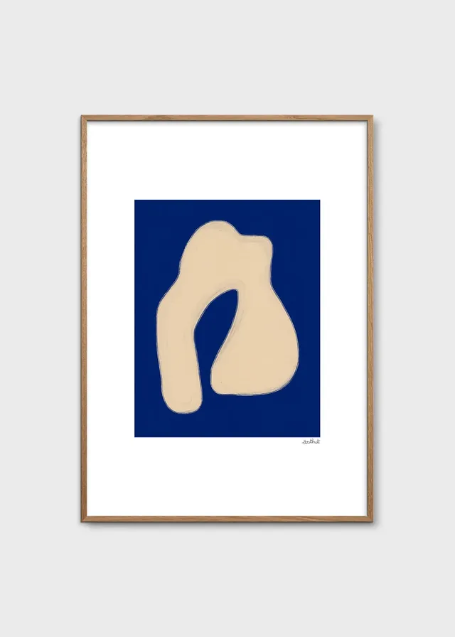 The Poster Club Shape Study 02 Poster 30x40 cm beige
