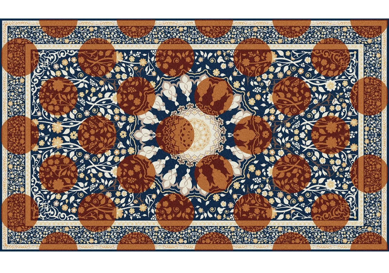 Mineheart Autumn Morning Rug Teppich blau 250x150