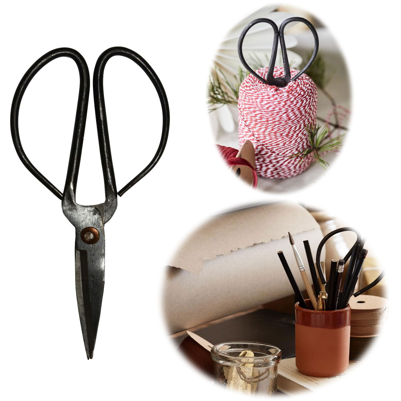LS-LebenStil Möbel & Wohnen IB Laursen Vintage Schere 16cm Schwarz