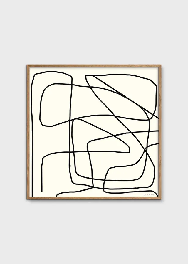 The Poster Club Wall Objects Object 04 Kunstdruck 50x50 beige