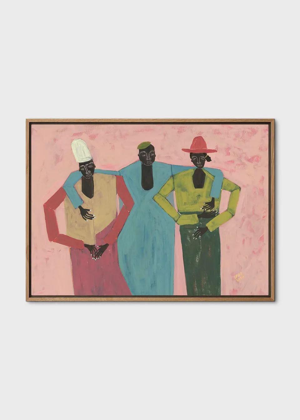 The Poster Club Art Prints Three Sisters Canvas 50x70 cm Eiche