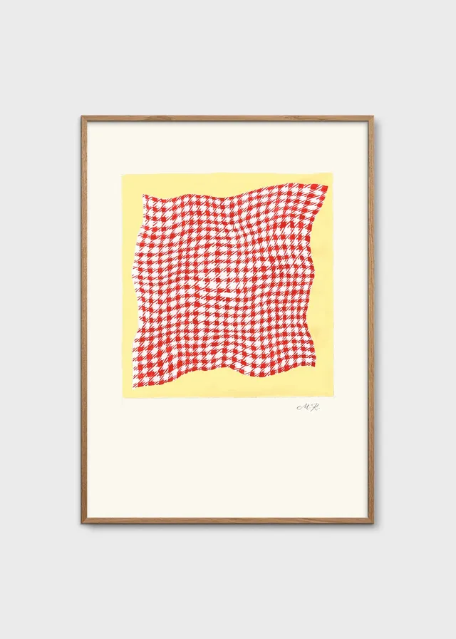 The Poster Club Art Prints Tern No. 1 Poster 30x40 cm rot gelb