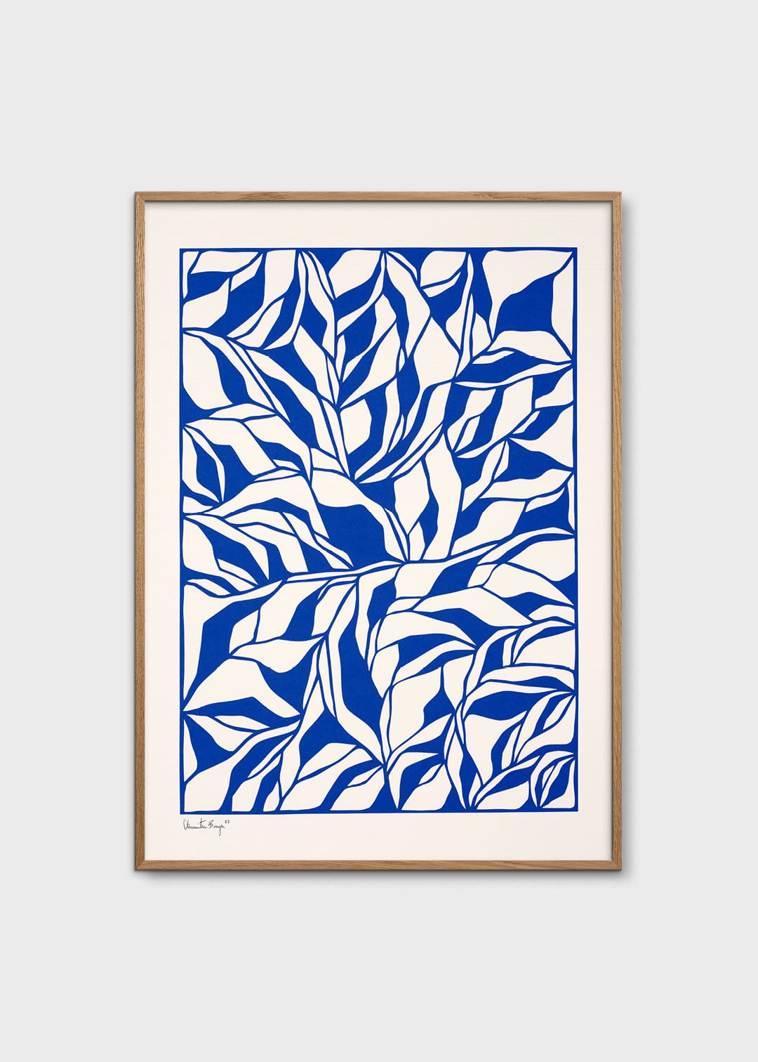 The Poster Club Art Prints The Blues No 01 Poster 30x40 blau